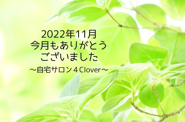 青葉区エステサロン 11月のサロンの様子・クチコミ｜青葉台でフェイシャル